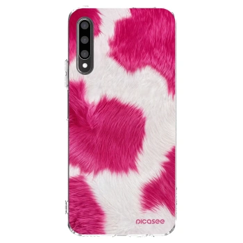 Picasee διαφανής θήκη σιλικόνης Honor 9X Pro - Pink Moo