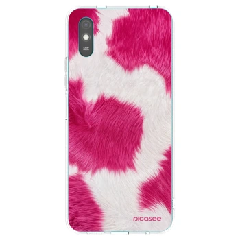 Picasee διαφανής θήκη σιλικόνης Xiaomi Redmi 9A - Pink Moo