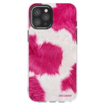 Picasee διαφανής θήκη σιλικόνης Apple iPhone 12 Pro Max - Pink Moo