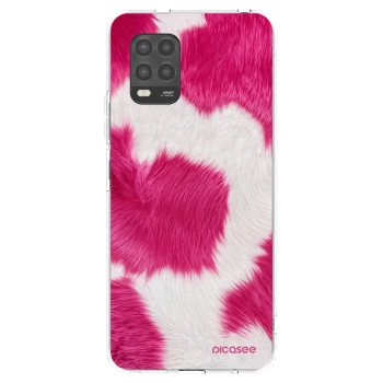 Picasee διαφανής θήκη σιλικόνης Xiaomi Mi 10 Lite - Pink Moo