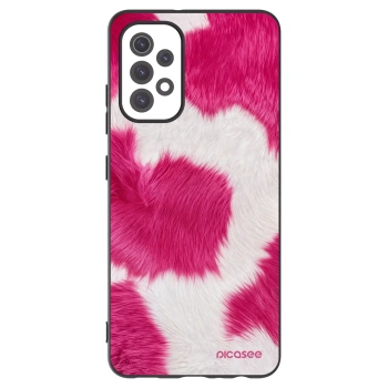 Picasee Μαύρη θήκη σιλικόνης για Samsung Galaxy A32 5G A326B - Pink Moo