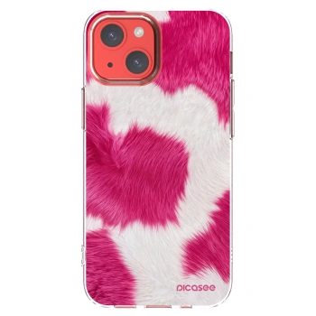 Picasee διαφανής θήκη σιλικόνης Apple iPhone 13 mini - Pink Moo