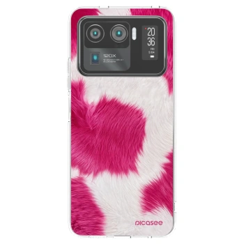 Picasee διαφανής θήκη σιλικόνης Xiaomi Mi 11 Ultra - Pink Moo