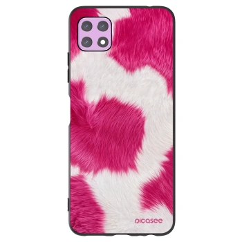Picasee Μαύρη θήκη σιλικόνης για Samsung Galaxy A22 A226B 5G - Pink Moo