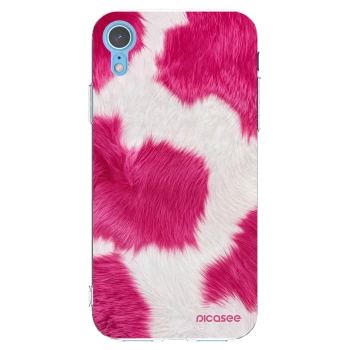 Picasee διαφανής θήκη σιλικόνης Apple iPhone XR - Pink Moo