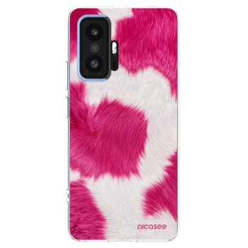 Picasee διαφανής θήκη σιλικόνης Xiaomi 11T - Pink Moo