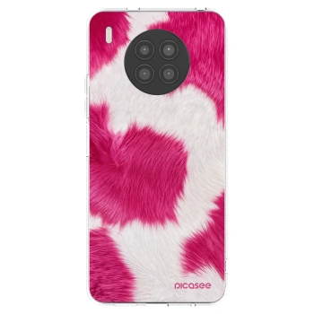 Picasee διαφανής θήκη σιλικόνης Huawei Nova 8i - Pink Moo
