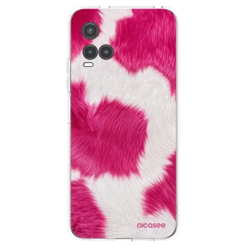 Picasee διαφανής θήκη σιλικόνης Vivo Y33s - Pink Moo