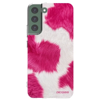 Picasee διαφανής θήκη σιλικόνης Samsung Galaxy S22+ 5G - Pink Moo