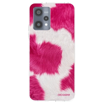 Picasee διαφανής θήκη σιλικόνης Realme 9 Pro 5G - Pink Moo
