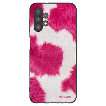 Picasee Μαύρη θήκη σιλικόνης για Samsung Galaxy A13 4G A135 - Pink Moo