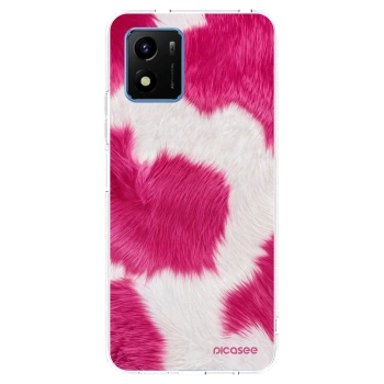 Picasee διαφανής θήκη σιλικόνης Vivo Y01 - Pink Moo