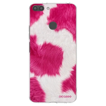 Picasee διαφανής θήκη σιλικόνης Huawei P Smart - Pink Moo