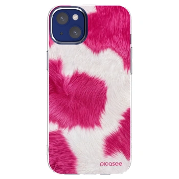 Picasee διαφανής θήκη σιλικόνης Apple iPhone 14 Plus - Pink Moo