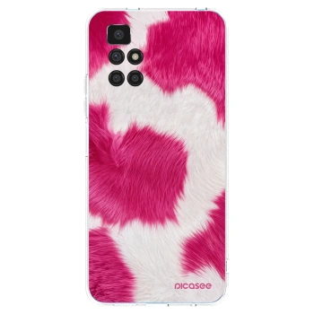 Picasee διαφανής θήκη σιλικόνης Xiaomi Redmi 10 (2022) - Pink Moo