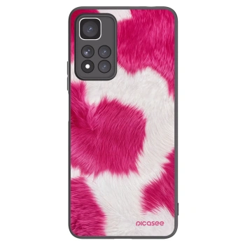 Picasee Μαύρη θήκη σιλικόνης για Xiaomi Redmi Note 11 Pro+ 5G - Pink Moo