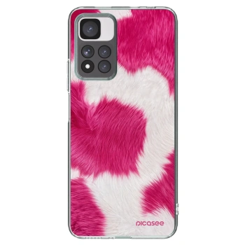 Picasee διαφανής θήκη σιλικόνης Xiaomi Redmi Note 11 Pro+ 5G - Pink Moo