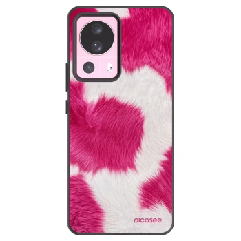 Picasee Μαύρη θήκη σιλικόνης για Xiaomi 13 Lite - Pink Moo