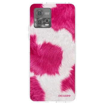 Picasee διαφανής θήκη σιλικόνης Motorola Moto G72 - Pink Moo