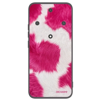 Picasee Μαύρη θήκη σιλικόνης για Honor Magic5 Lite 5G - Pink Moo