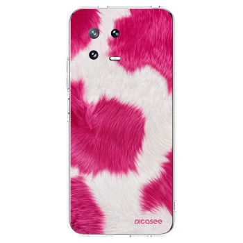 Picasee διαφανής θήκη σιλικόνης Xiaomi 13 Pro - Pink Moo