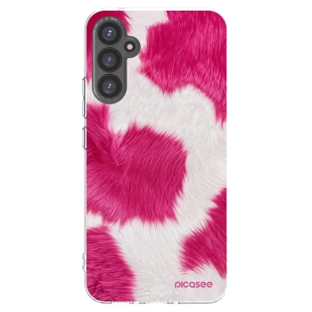 Picasee διαφανής θήκη σιλικόνης Samsung Galaxy A34 5G A346B - Pink Moo