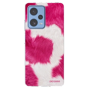 Picasee διαφανής θήκη σιλικόνης Xiaomi Redmi Note 12 Pro 5G - Pink Moo