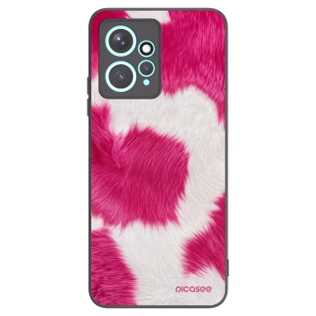 Picasee Μαύρη θήκη σιλικόνης για Xiaomi Redmi Note 12 4G - Pink Moo