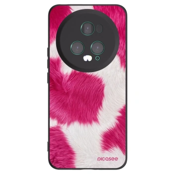 Picasee Μαύρη θήκη σιλικόνης για Honor Magic5 Pro - Pink Moo