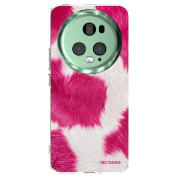 Picasee διαφανής θήκη σιλικόνης Honor Magic5 Pro - Pink Moo