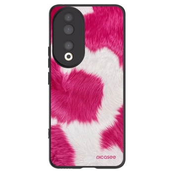 Picasee Μαύρη θήκη σιλικόνης για Honor 90 5G - Pink Moo