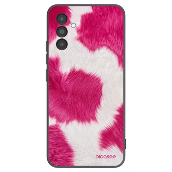 Picasee Μαύρη θήκη σιλικόνης για Samsung Galaxy A04s A047F - Pink Moo