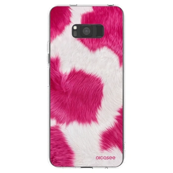 Picasee διαφανής θήκη σιλικόνης Samsung Galaxy S8 G950F - Pink Moo