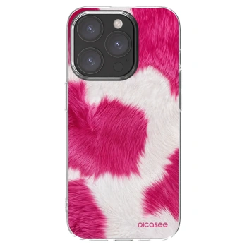 Picasee διαφανής θήκη σιλικόνης Apple iPhone 15 Pro - Pink Moo