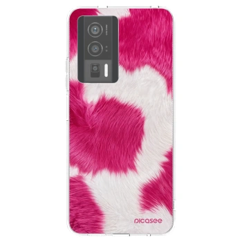 Picasee διαφανής θήκη σιλικόνης Xiaomi Poco F5 Pro 5G - Pink Moo