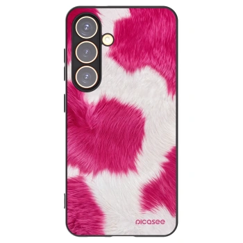 Picasee Μαύρη θήκη σιλικόνης για Samsung Galaxy S24 S921B 5G - Pink Moo