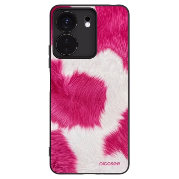 Picasee Μαύρη θήκη σιλικόνης για Xiaomi Redmi 13C 4G - Pink Moo