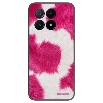 Picasee Μαύρη θήκη σιλικόνης για Xiaomi Poco X6 Pro - Pink Moo