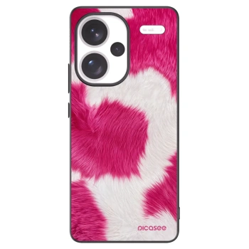 Picasee Μαύρη θήκη σιλικόνης για Xiaomi Redmi Note 13 Pro+ 5G - Pink Moo