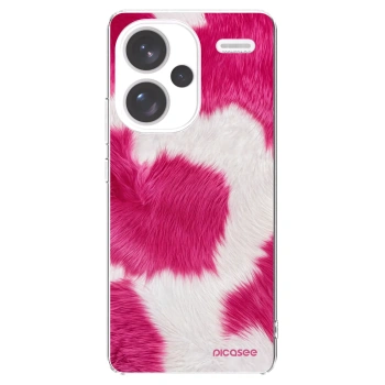 Picasee διαφανής θήκη σιλικόνης Xiaomi Redmi Note 13 Pro+ 5G - Pink Moo
