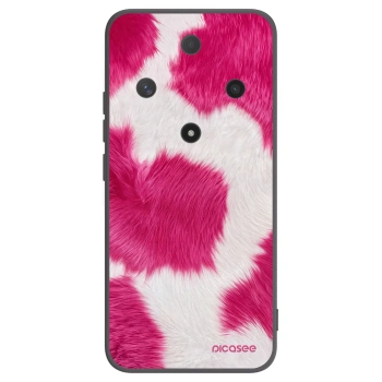 Picasee Μαύρη θήκη σιλικόνης για Honor Magic6 Lite 5G - Pink Moo