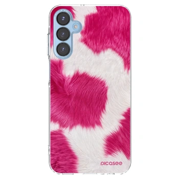 Picasee διαφανής θήκη σιλικόνης Samsung Galaxy A15 A156B 5G - Pink Moo