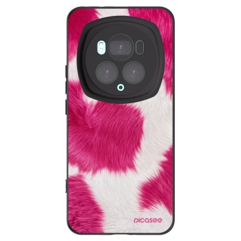 Picasee Μαύρη θήκη σιλικόνης για Honor Magic6 Pro - Pink Moo