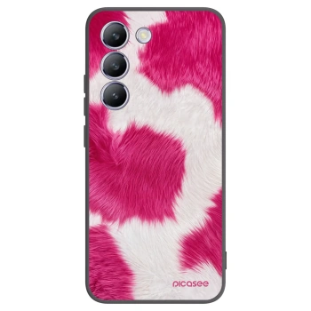 Picasee Μαύρη θήκη σιλικόνης για Vivo V40 SE 5G - Pink Moo