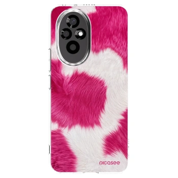Picasee διαφανής θήκη σιλικόνης Honor 200 5G - Pink Moo