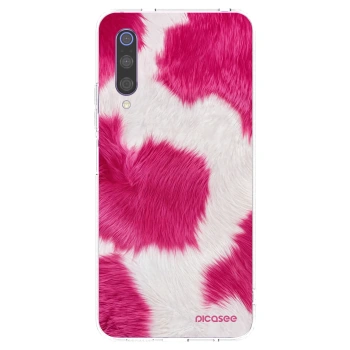 Picasee διαφανής θήκη σιλικόνης Xiaomi Mi 9 - Pink Moo