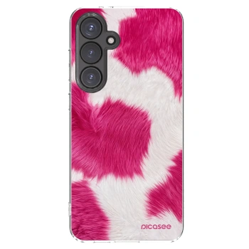 Picasee διαφανής θήκη σιλικόνης Samsung Galaxy S24 FE S721B - Pink Moo