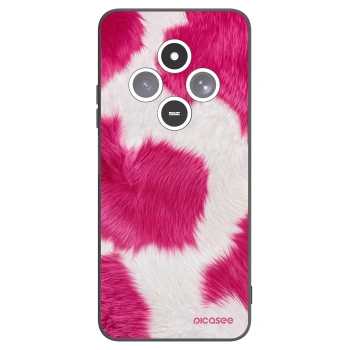 Picasee Μαύρη θήκη σιλικόνης για Xiaomi Redmi 14C - Pink Moo