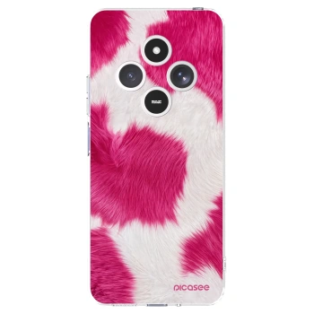 Picasee διαφανής θήκη σιλικόνης Xiaomi Redmi 14C - Pink Moo