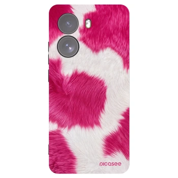 Picasee Μαύρη θήκη σιλικόνης για Xiaomi Poco X7 - Pink Moo